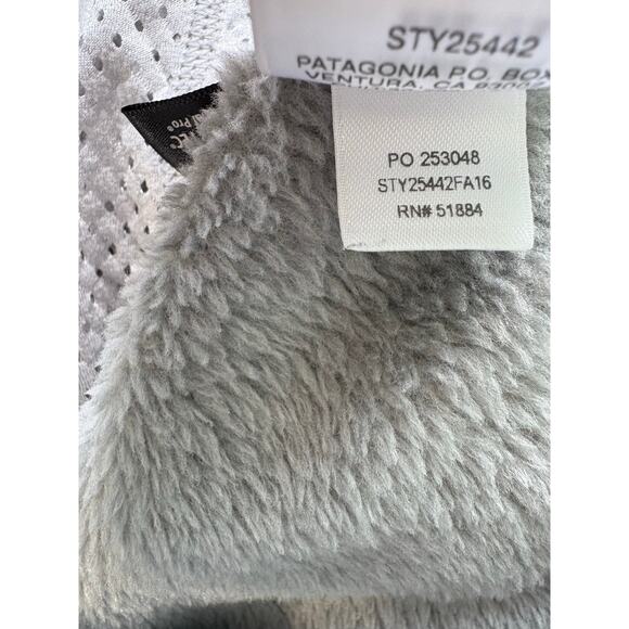 Patagonia Women's Re-Tool Snap-T Pullover Sweatshirt Gray Blue Size Small Fleece - Picture 8 of 8
